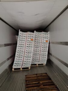 shifted-load of grapes